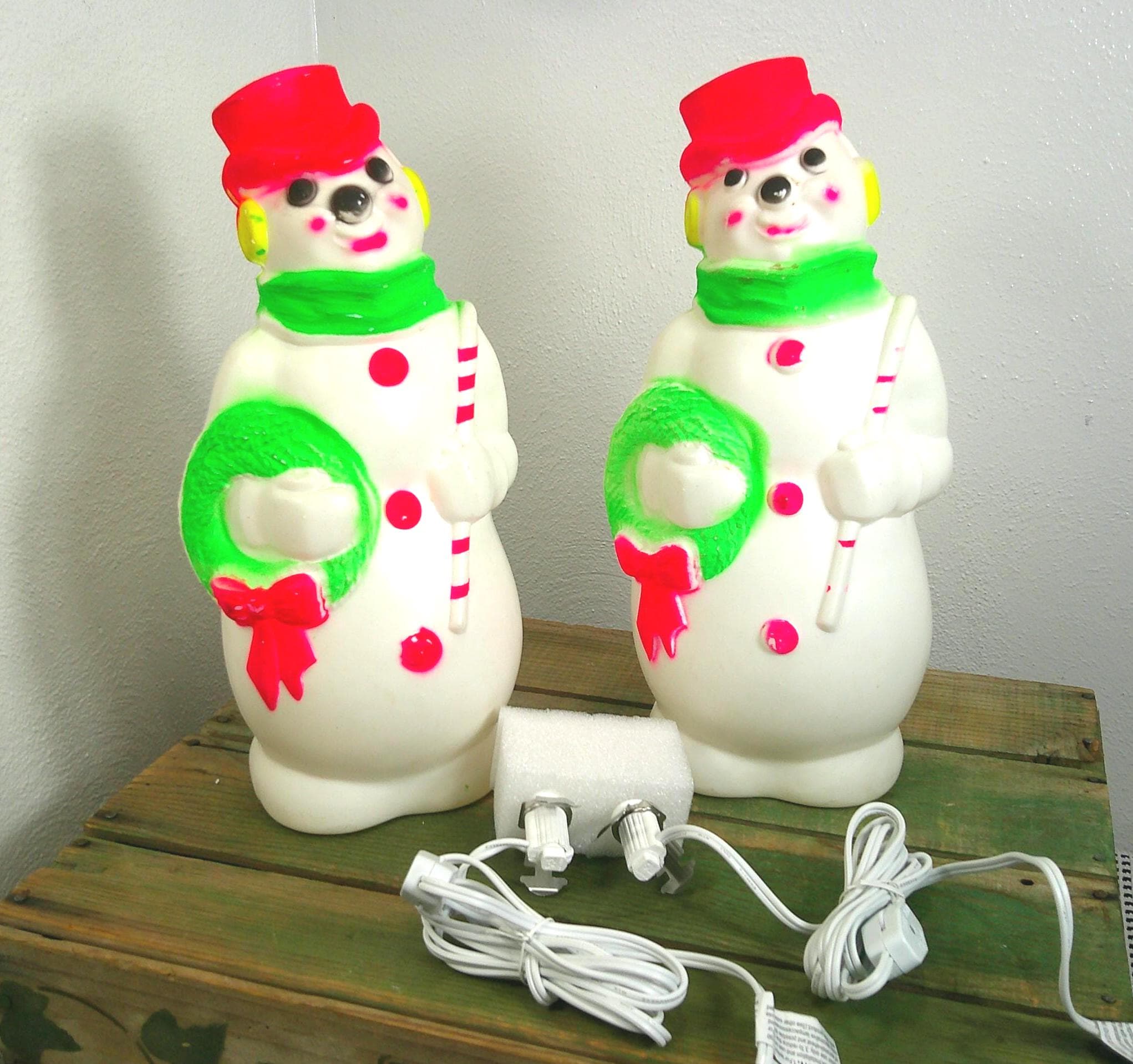 Vintage Empire Blow Mold Snowman - Etsy