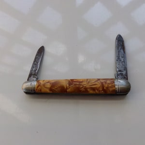 Vintage Sheffield two blade pocket knife &#39;Made in England&#39; gift for him. collectible knife, Morethebuckles