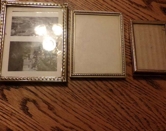 Vintage Brass Frames Lot Brass Frame Set Old Ornate Brass Etsy