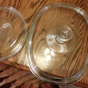 Pyrex vervangende corning ware deksel, vervangende pyrex glazen deksels, helderglazen braadpan deksels, corning ware glazen deksel, deksel, Morethebuckles