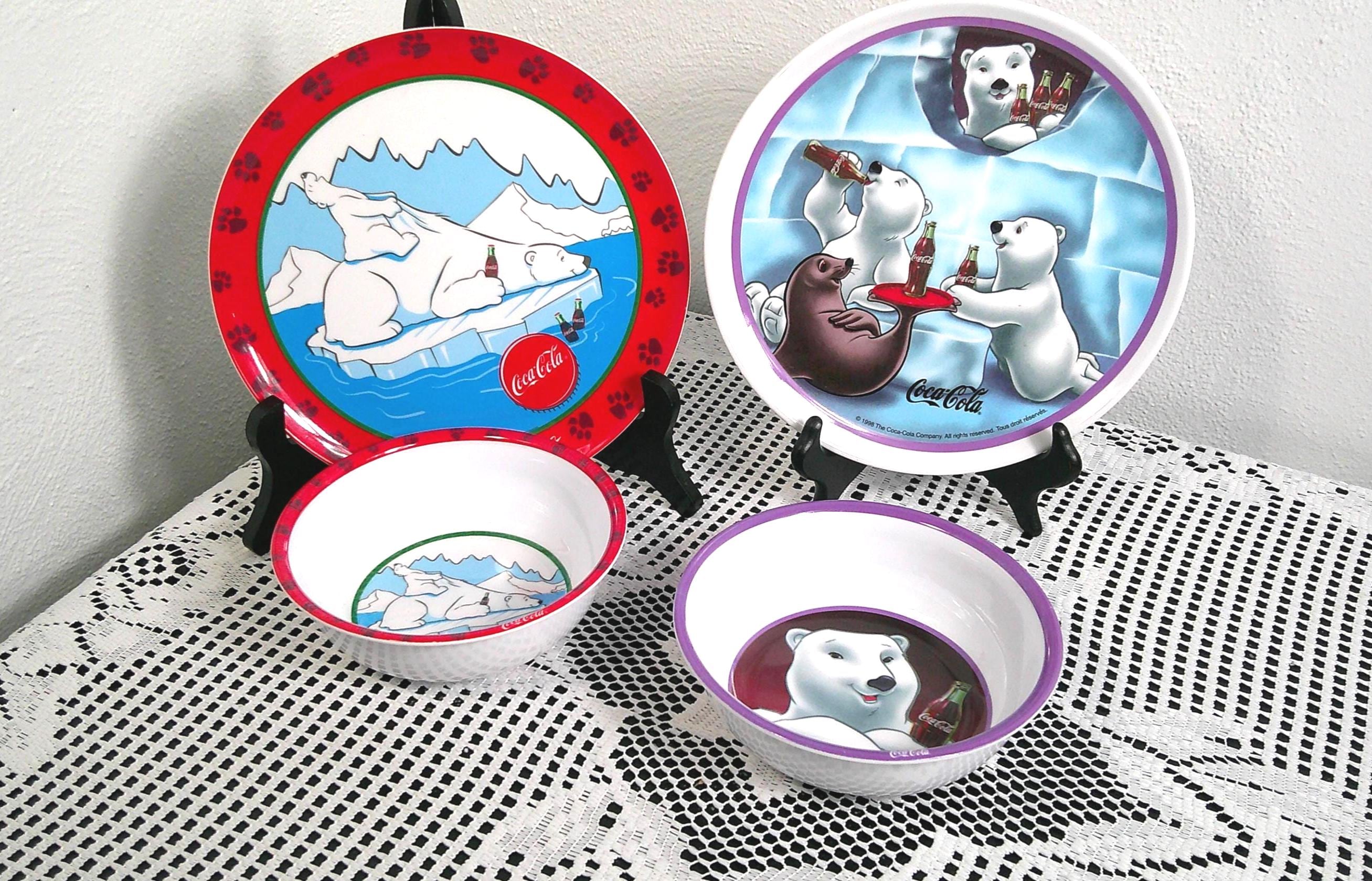 Vintage Coca Cola Plates - Etsy