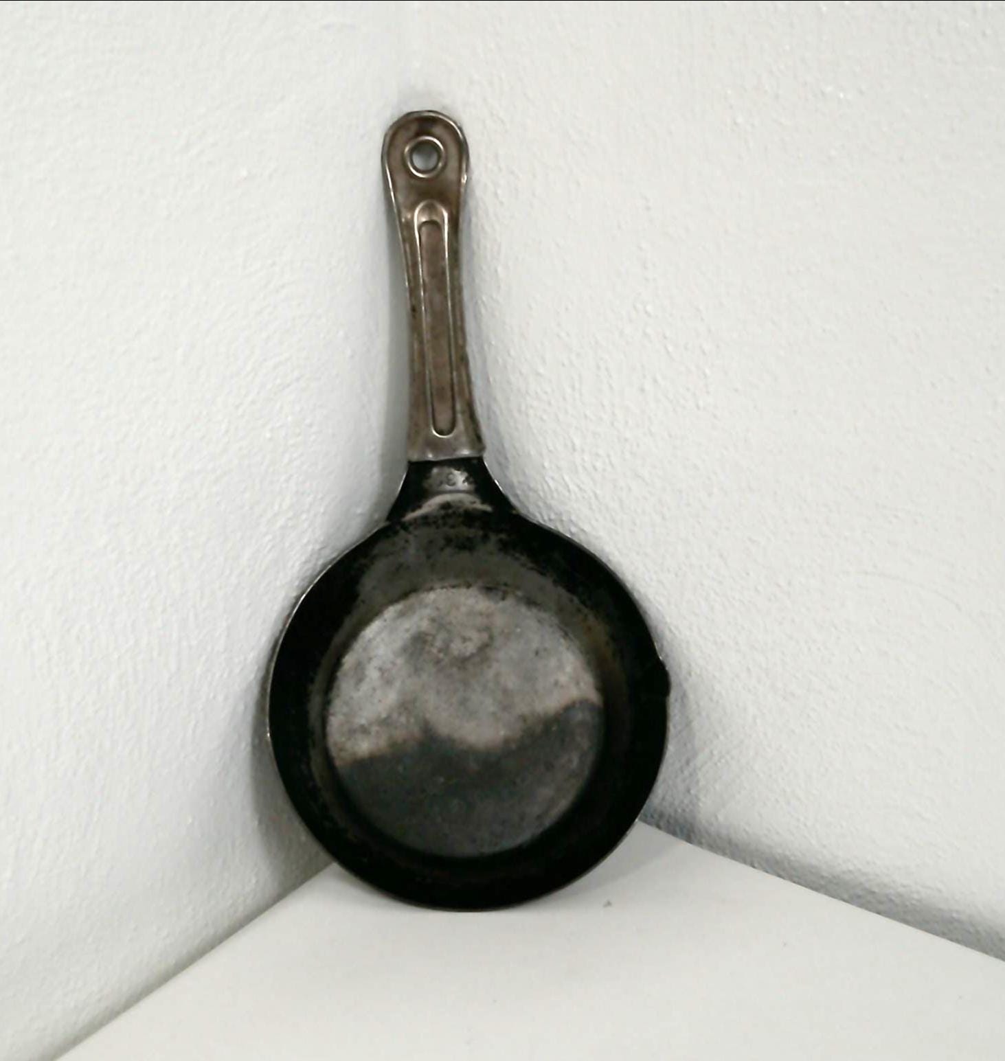 Antique Cool Handle Cowboy Skillet No 39 Unmarked, Cowboy Skillet