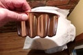 Jello Mold, cake mold, Copper Colored Aluminum 4 Cup Jello Mold, copper kitchen, 1980’s mold, Farmhouse, rustic, Morethebuckles,