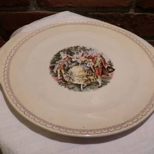 Vintage Salem Imperial Co. 23 Karat Gold Porcelain Plate made in USA, Salem China  Handled Cake plate , 1950’s cake plate, Morethebuckles,