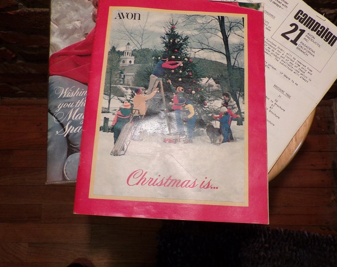 Vintage 1978 Avon Holiday Catalog, Avon Christmas Catalog, Rare Avon