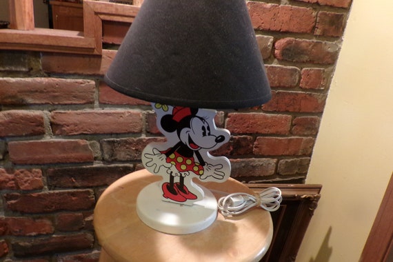 キャラクターグッズ ミッキーマウス フィギュア ランプ 黒色シェード