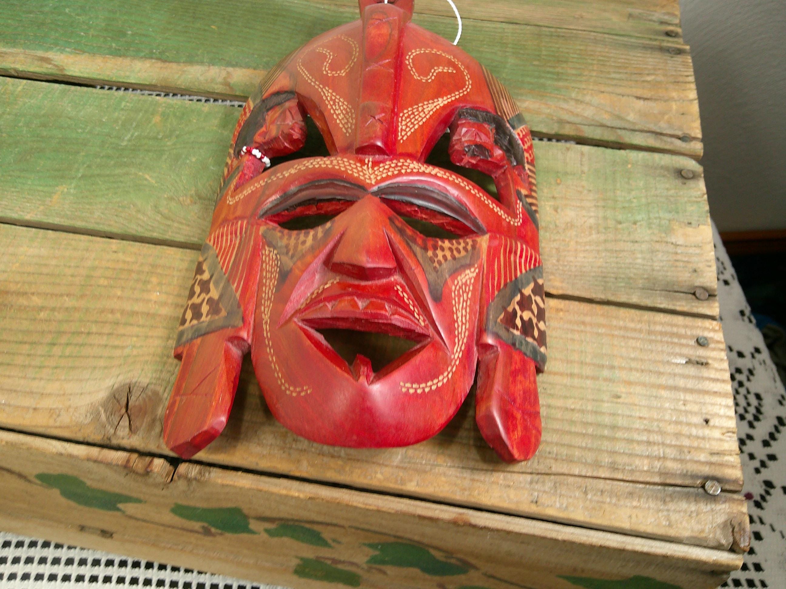 Kenya wood masks - Etsy 日本