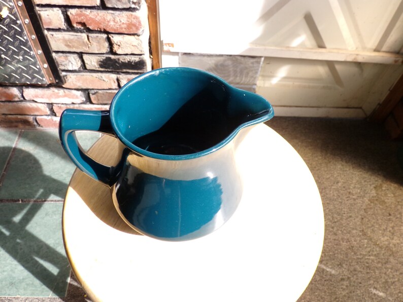 Vintage Hall Hall Pitcher Vintage Hall Pitcher Green Hall Etsy