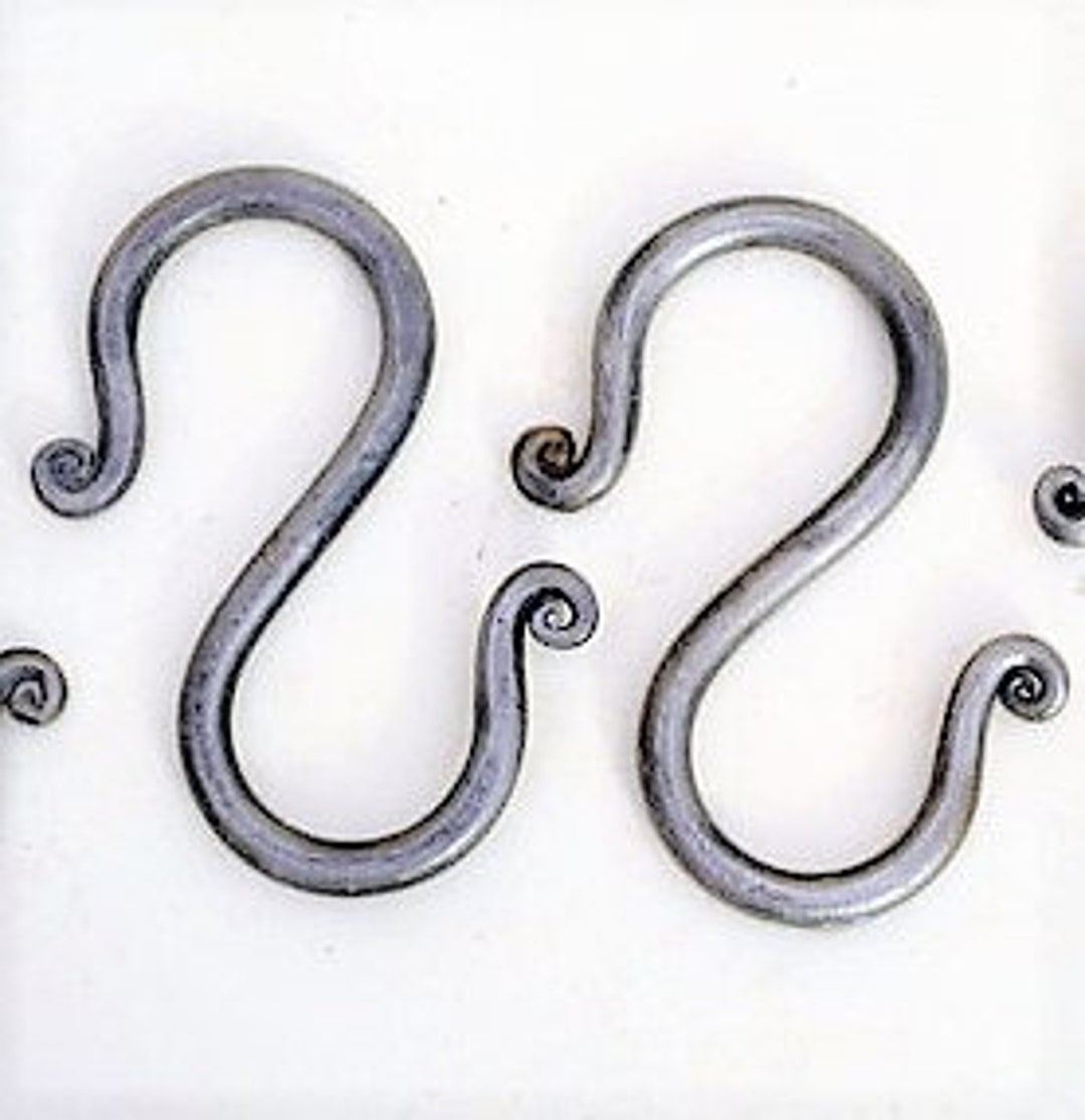 Hand Wrought Iron 'S' Hooks Etsy