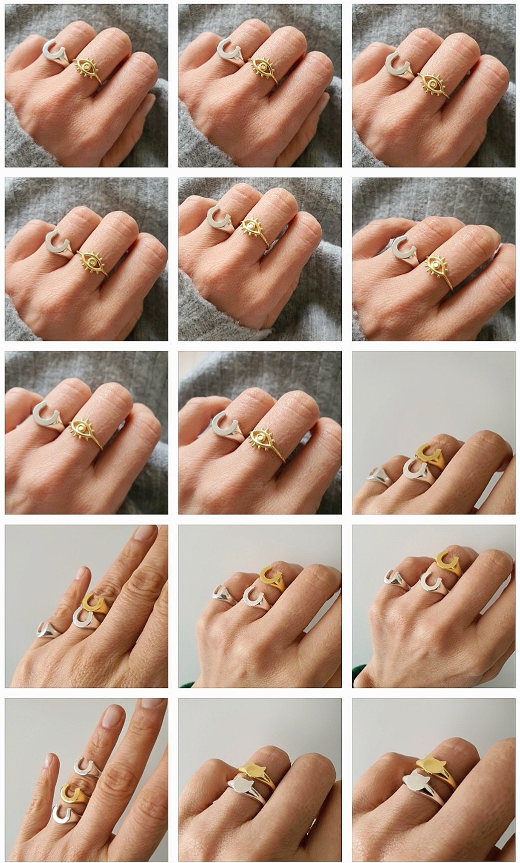 Sterling Silver Horseshoe Ring Good Luck Ring lucky Etsy