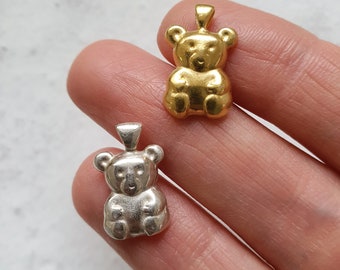 Sterling Silver Teddy Bear Charm Necklace | Teddy Charm | Bear Pendant | Vintage Charm From the 90s |Gift for Her