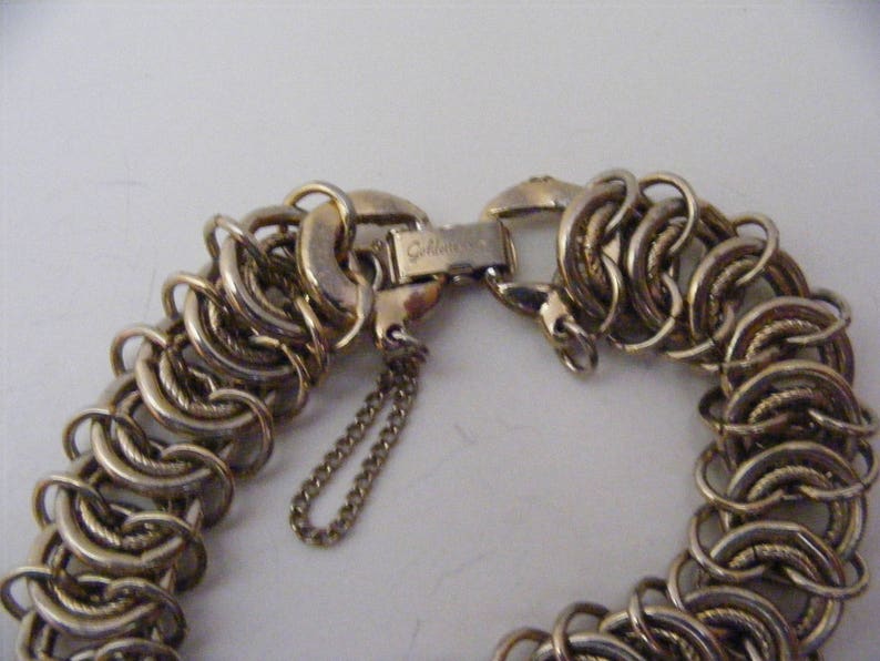 Vintage Goldette Chain Link Bracelet