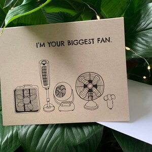 La plus grande carte A2 de ventilateur sur papier recyclé