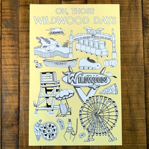 Oh, Diese Wildwood Days 11x17 Poster Druck
