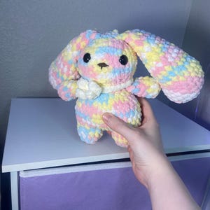 Crochet Bunny Handmade Amigurumi Plushie Stuffed Animal Rabbit