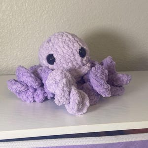 Crochet Jellyfish Handmade Amigurumi Plushie Stuffed Sea Animal