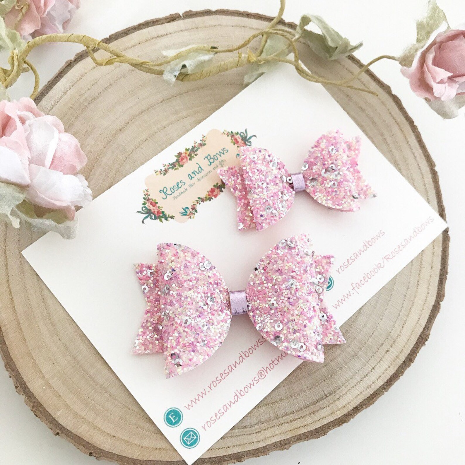 Sequin Glitter Hair Bow Glitter Bow Headband Bow Clip Etsy