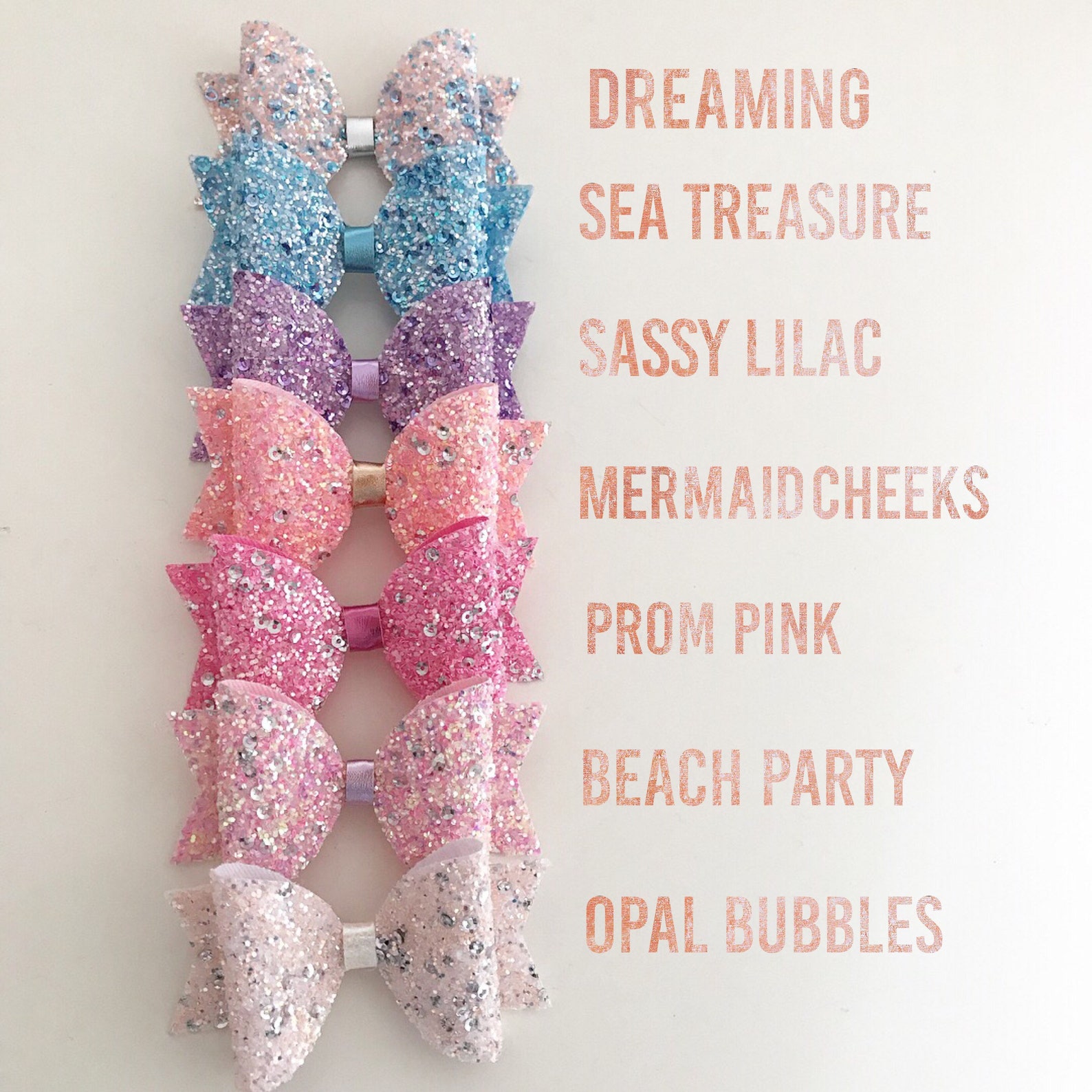 Sequin Glitter Hair Bow Glitter Bow Headband Bow Clip Etsy