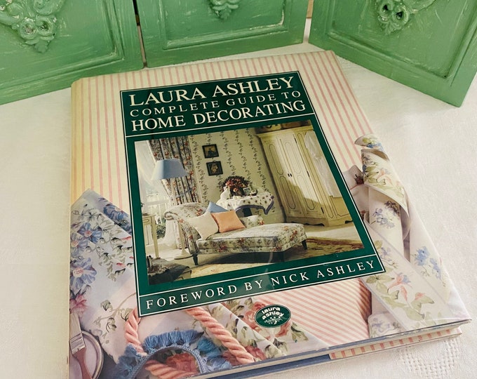 Vintage Laura Ashley Guide to Home Decorating' Book, 1989, W