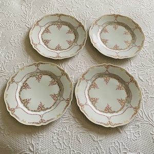 BIG DISCOUNT***Vintage Haviland Limoges French Porcelain Dinner Plates Set of 4