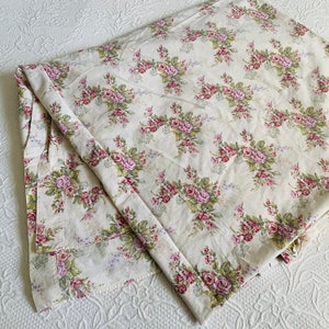 Vintage Pink Floral  Sheet