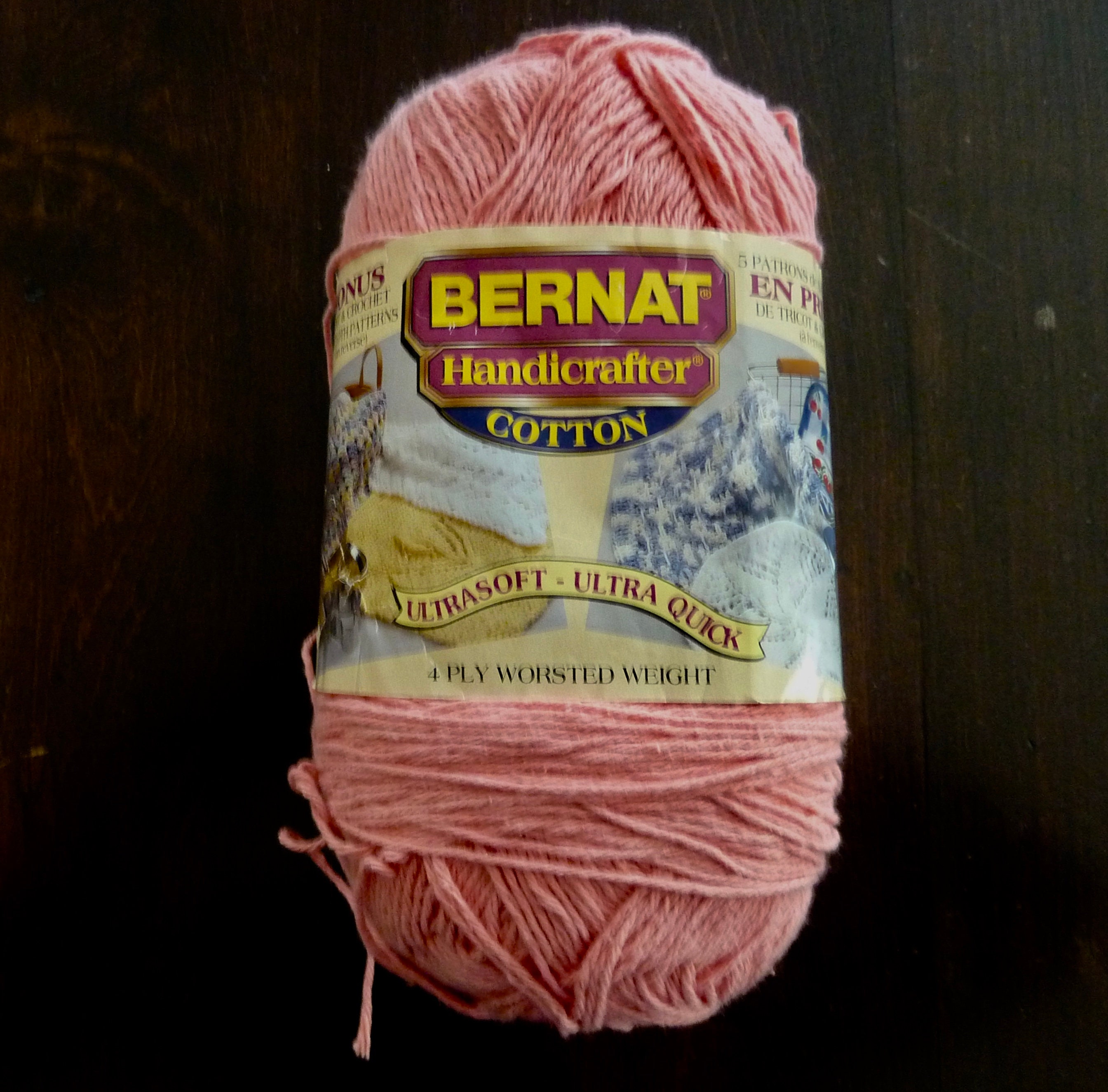 Bernat Handicrafter Cotton/coton/algodon 674 Yds/400g soft Gray
