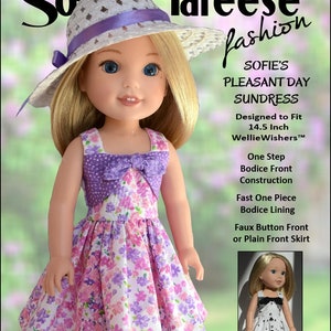 14.5 Inch Doll Clothes Pattern Sofie's Sundress-Digital PDF by Sofie Clareese Doll Fashion