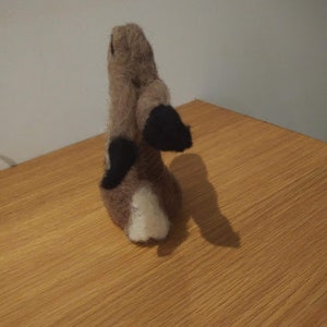 Little needle felted Hare wants you to come moon gazing with him image 9