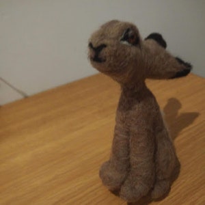 Little needle felted Hare wants you to come moon gazing with him image 5