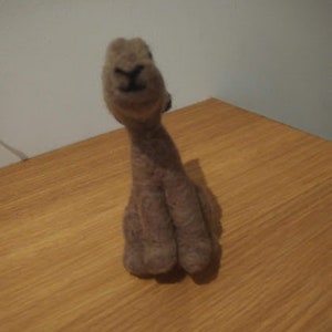 Little needle felted Hare wants you to come moon gazing with him image 6