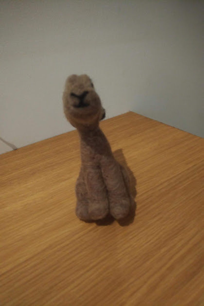 Little needle felted Hare wants you to come moon gazing with him image 6