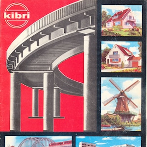 1967/68  Kibri Model Railroad Accessories HO + N GAUGE Model Toy Train Buildings