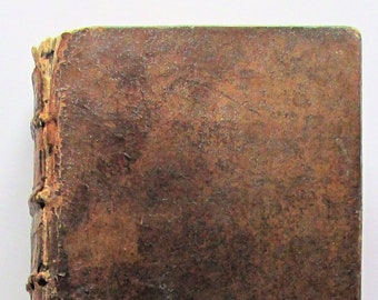 Libro de historia de París encuadernado en cuero francés, ca. 1705