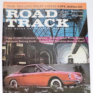 ROAD & TRACK Magazine MARCH 1961