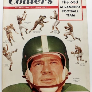 Collier&#39;s Magazine (Dec. 6, 1952) The 63d All-American Football Team
