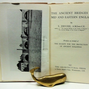 1932 Ancient Bridges of Mid and Eastern England Jervoise Scarce w/Dust Jacket image 4