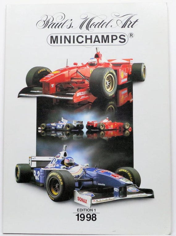minichamps F1 Paul's model art 4台セット Paul's Model Art MINICHAMPS EDITION 1, 1998 - Etsy