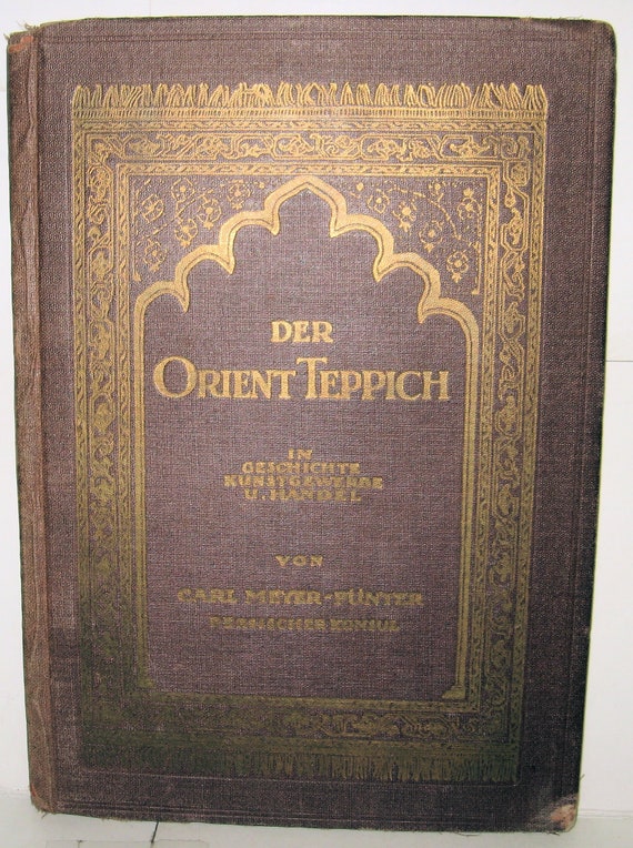Oriental Rugs German Der Orient Teppich In Geschichte Carl Etsy