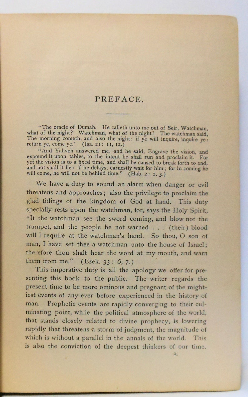 Bible Exegesis and the Impending Judgment by L. T. CUNNINGHAM 1892 - Etsy
