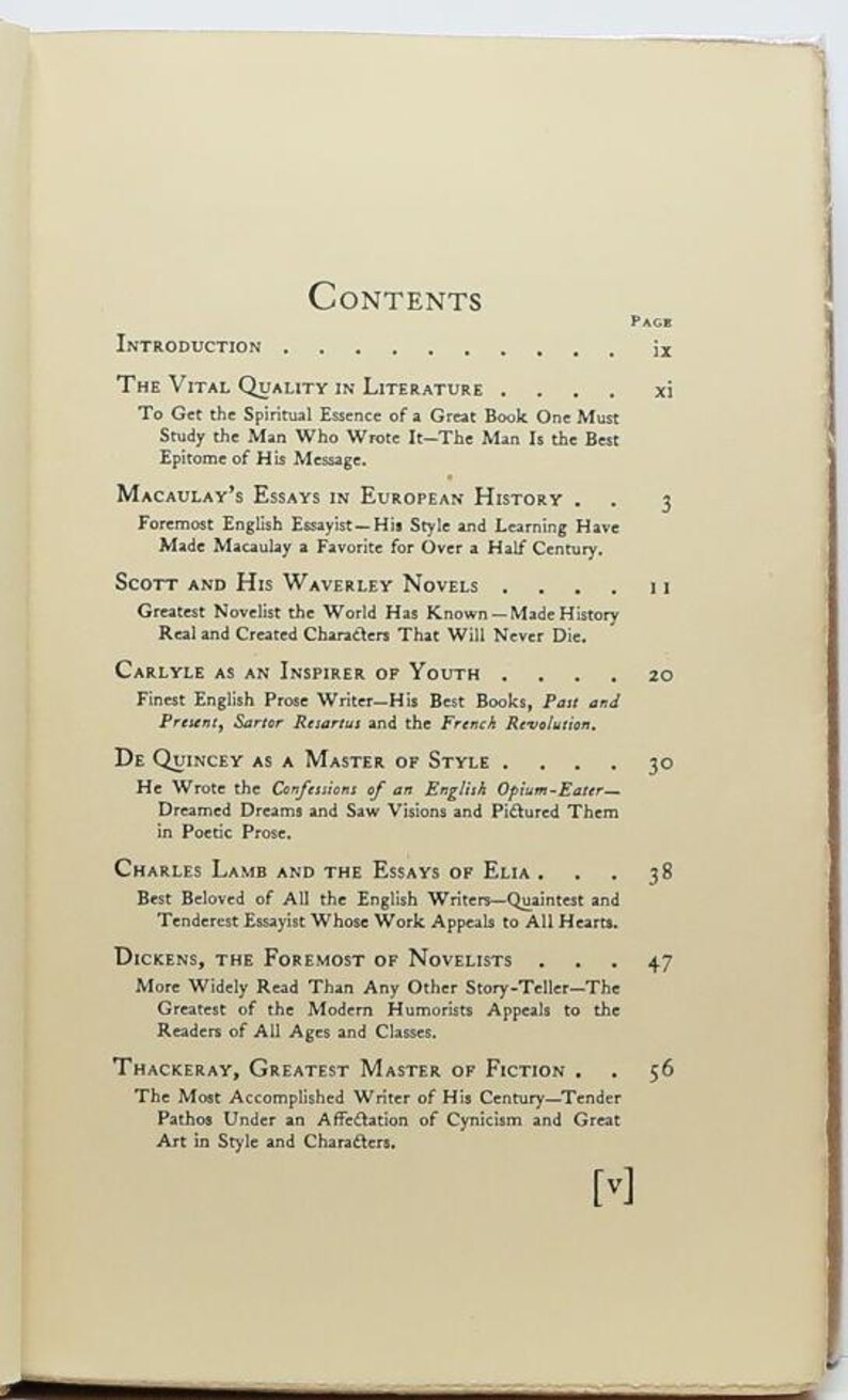 Modern English Books of Power by George Hamlin Fitch 1912 (w/Jacket!) image 5