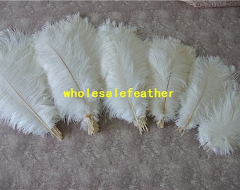 100 pcs white ostrich feather plumes for wedding centerpieces wedding decor party event supplies