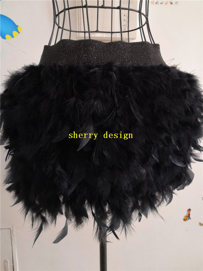 Feather Skirt – CHERIE D