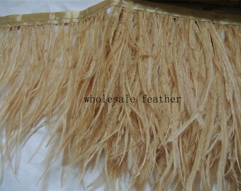 pluma de avestruz recorte flecos flecos pluma de adorno para boda Derss suministro artesanal 035