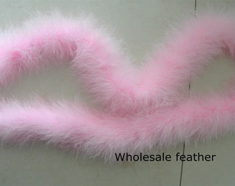 40g marabou feather boa light pink white black orange yellow purple ivory brown green blue burgundy Turkey Fluff 25 Colors Strip Fluffy Boa