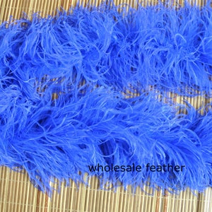 23 colors 9 ply royal blue ostrich Feather Boa for Costume supply
