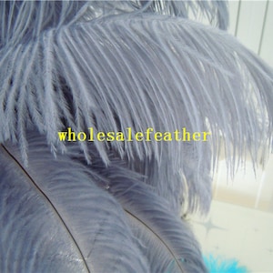 100 pcs Grey ostrich feather plumes for wedding centerpieces wedding decor party supply