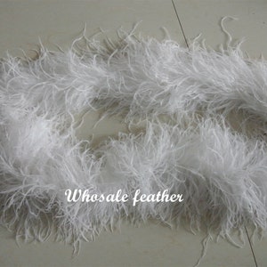 22 colors 9 ply white ostrich Feather Boa for Costume supply