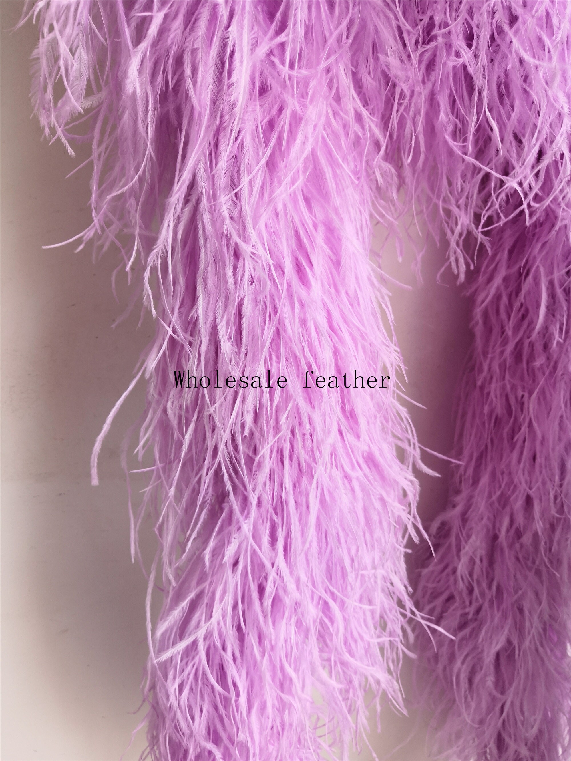 ostrich feather boa 6 ply [ostrich feather boa Light Purple] - $150.00 :  eeagal Trimming!