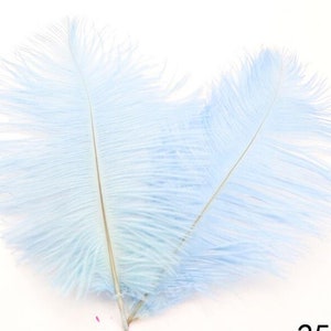 100 pcs light blue baby blue ostrich feather plumes for wedding centerpieces wedding decor party event supply