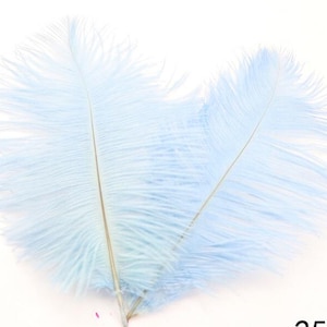 100 pcs light blue ostrich feather plumes for wedding centerpieces wedding decor party event supply